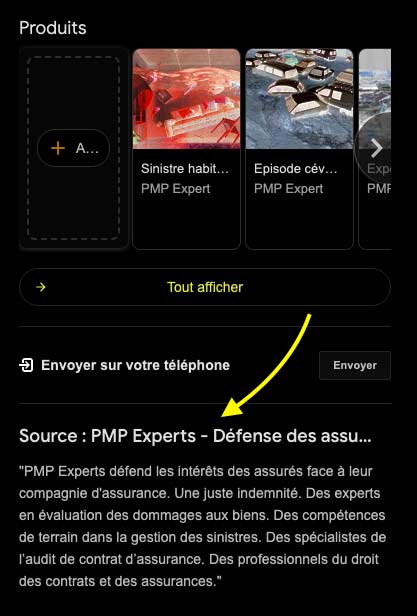 Rédigez la description de votre fiche Google